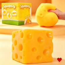New Giant Cheese, Creative Cheese, Suitable For Christmas Party Gift, Squeezable, Cheese Squishy Toy, Squishy Dumpling - Giant Cheese - View 3