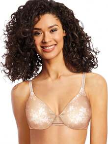Bali - Brasier Liso con Aros en U para Mujer, Brasier de Cobertura Completa (Colores Jubilados) - Rosa - Ver 13