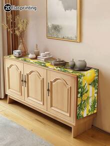 1 buah, Gaya Musim Panas, Taplak Meja Musim Panas yang Menyegarkan, Motif Garis Lemon, Tersedia Berbagai Ukuran, Dekorasi Pintu Masuk, Penutup Debu Microwave, Cocok untuk Dekorasi Meja Makan Dapur, Dekorasi Pesta, Dekorasi Meja Makan, Penataan Meja Makan, Dekorasi Rumah - Kuning - View 9