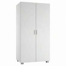 Kids 2-Door Wardrobe - Black - View 2