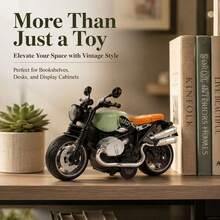 1:12 Scale Racing Motorcycle Model, Suitable As Fun Desktop Decor For Teens And Adults, Made Of Alloy And Plastic, With Spring Wheels For Movement - Multicolor - View 4