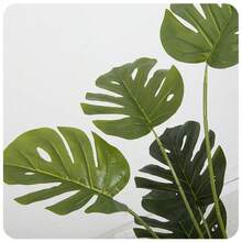 35 Inch Plastic Artificial Greenery, Bionic Tree Stump Base Anti-Tip, No Watering Required, Living Room Entryway Display Window Decor, Indoor Decoration (Pot Base Not Included) - Multicolor - View 8