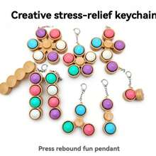 Set Of 5/4/3/2 Cute Steamed Bun Keychains – Unisex, Suitable For Party Favors, Classroom Rewards, And As Decorations; Great For Birthdays, Mother's Day, Treasure Chest Prizes, Back-To-School Gifts, And Party Surprises (Colors Shipped At Random). - View 6