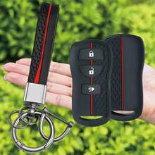 3 / 4 Buttons Keychain Car Key Cover Case Fob For Sentra Armada Altima Maxima Infiniti FX35 EX35 FX45 QX56 G35 M45 I35 - black - View 4