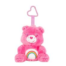 Care Bears 12cm 坐姿毛絨鑰匙圈 卡通熊玩偶吊飾，背包裝飾，汽車後視鏡掛飾 - 彩色 - 查看 11