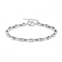 925 Sterling Silver Fashion Bracelet, Suitable For Daily Wear And Gifting - White - View 3