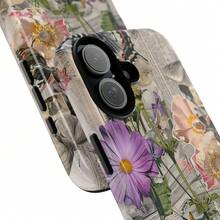 Funda de teléfono con collage floral vintage de mariposas: Estilo Art Déco Botánico para iPhone, HONOR, , OPPO - Multicolor - Ver 7