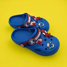 Sandal Bakiak Nyaman dan Bernapas untuk Anak Laki-laki, Sol Lembut, Sepatu Pantai/Taman Multifungsi, Cocok untuk Anak Usia 3-12 Tahun - Biru - View 3