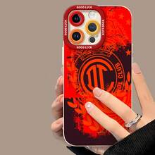 Funda para teléfono con el logo del Toluca FC, compatible con Samsung, Apple, VIVO, OPPO,  y Honor. Fabricada en TPU, protege eficazmente tu teléfono de golpes y caídas. - Blanco - Ver 2