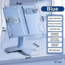1pc Multifunctional Adjustable Height Reading Stand, Student Reading & Learning Bookshelf, Simple Adjustable Reading Aid, Suitable For Reading & Learning, Eye Protection, Cervical Comfort, Reading Book Clip, Book Holder, Book Support Stand - A - View 5
