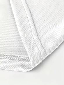 Camiseta de moda para hombre, estilo deportivo y moderno - Blanco - Ver 4