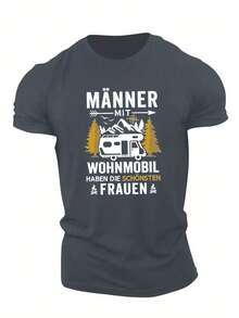Cool Short-Sleeved Men'S T-Shirt For Summer - 白色 - 查看 7