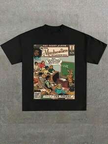Camiseta gráfica de moda para líderes, inspirada en The Miseducation Of Lauryn Hill, poliéster suave, estampado premium, estilo casual y fresco para verano, regalo ideal para hombre y mujer - Negro - Ver 1