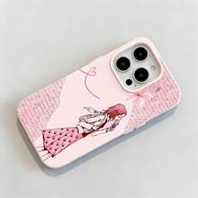 Chica Sakura Rosa Tema Primaveralfunda de teléfono Fundas compatibles con ,Apple,VIVO,OPPO,,, y Honor.Fabricadas en silicona TPU,ofrecen protección contra golpes y caídas. - Rosa - Ver 5