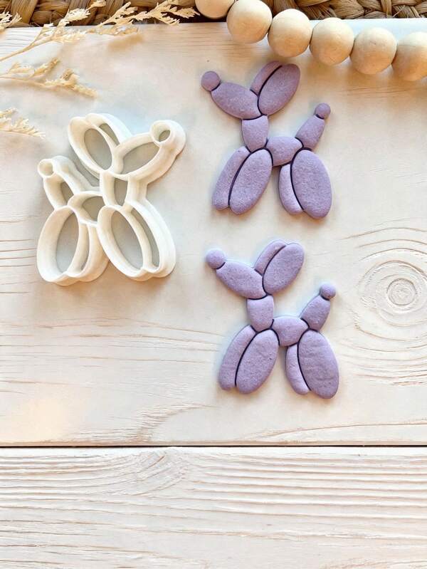 Balloon Dog Polymer Clay Cutter, Cute Balloon Animal Mold For Whimsical Handmade Statement Earring Craft Supplies