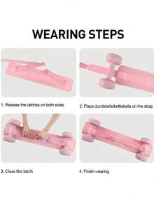 Exercise Hip Thrust Belt Dumbbell Hip Thrust Strap Thicken Hip Strap Cushion For Dumbbells Kettlebells Or Plates Slip Padding Suitable For Men Women Gym Or Home Workouts Hip Bridge Buttocks Exercise Gym Accessories - Multicolor - View 8
