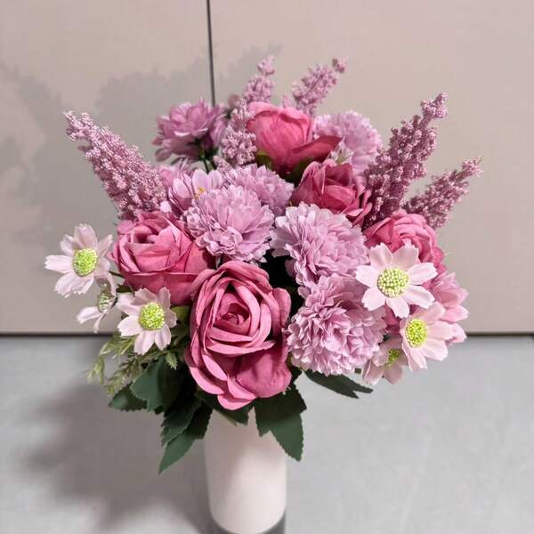New Product: Artificial Rice Pod Rose, Perfect For Decorating Living Room With Artificial Flower Bouquets