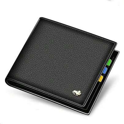 1pc Men's Wallet, Coin Purse, Card Holder, Large Capacity Multi-Slot, Business Casual Style, Birthday Gift, Graduation Gift, Father's Day Gift