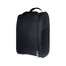 Portable Oxford Cloth Golf Shoe Carrier Bag, Lightweight Handbag Dustproof For Golf Football Tennis Shoes - Black - View 10