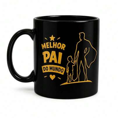 10 Caneca Dia Dos Pais  Melhor Pai Lembrancinha Plástica