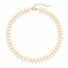 Collar de cuentas acrílicas de colores para mujer, collar personalizado, collar de playa; accesorios de joyería hechos a mano con cuentas para vacaciones - Multicolor - Ver 13
