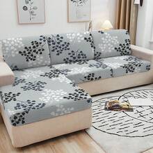 1pc Printed S/M/L Elastic Sofa Cushion Cover, Sofa Seat Cushion Protector, Suitable For Modern Daily Use And Bathroom - Multicolor - View 6