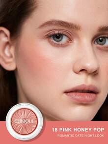 Clinique 倩碧 Cheek Pop™ 腮红 - 净重 0.12 盎司/3.5 克，适合日常妆容，可作为礼物送给女朋友 - #18 PINK HONEY POP - 查看 9