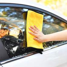 5件組超柔軟超細纖維洗車毛巾，包邊汽車清潔吸水抹布，汽車美容保養毛巾，汽車配件 - A - 查看 8