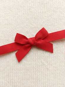 2件組紅色性感蝴蝶結腿環，女性彈性大腿帶，適合派對、萬聖節、聖誕節及其他場合 - 紅色 - 查看 2