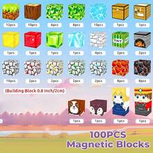 1pc Unisex Magnetic Building Blocks Toy - Explore Stacking Puzzle Toy. Surprise Gift For Christmas, Halloween And Children's Day. Random Color - Multicolor - View 7
