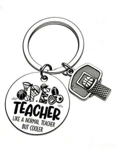 Sports Basketball Boy Keychain, Cool Teacher Appreciation Gift For Both Men And Women, Boy Birthday Graduation Gift, Teacher Whistle Keychain