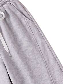 Women's Spring/Autumn Sports Casual Pants, Multi-Functional Athletic Long Pants, Suitable For Running, Cycling, Gym Workout Fall - Light Grey - View 5