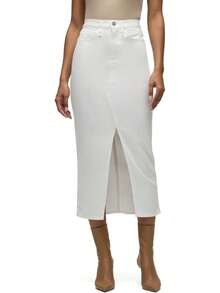 Hudson Falda Midi reconstruida Falda para Mujer - mezclilla, Denim Rinse - Ver 15
