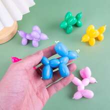 1pc Balloon Dog, For Birthday Cake And Home Decor, Bookshelf, TV Bar Cabinet, Table Decoration, Table Centerpiece, Christmas Valentine's Day New Year Decoration - A - View 6