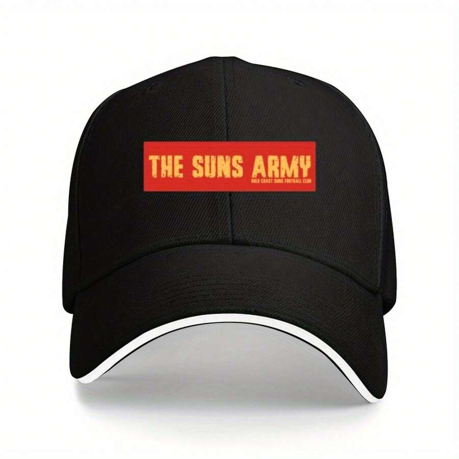 Unisex Fishing Sandwich Baseball Cap - Suns Bumper Stylish Polyester Duckbill Hat, Adjustable Trucker Hat Outdoor Sports/Parties/Hiking/Beach Vacation - Black - View 1