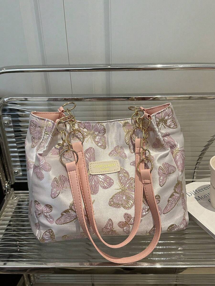 Bolso Mensajero Casual Vintage, Maletín Cruzado Estilo Workwear para Hombres - Rosa - Ver 1