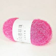 50g Glass Fiber Yarn DIY Shiny Metallic Gold Yarn For Knitting Dishcloths, Handmade Bags, Dolls And Decoration - 50g Glass Fiber - View 42