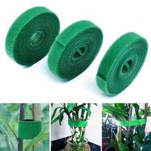 5/10 Rolls Self-Adhesive Plant Tie Straps, Nylon Hook And Loop One-Piece Hook And Loop, Secure Vines, Flowers And Trees, Wind And Rain Resistant Durable Straps, Adjustable And Reusable, Suitable For Potted Plant Shaping, Tomato Cages, Fences Indoor And Outdoor Use - Width 10mm - View 2