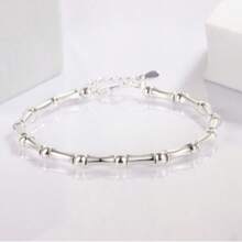 925 Sterling Silver Fashion Bracelet, Suitable For Daily Wear And Gifting - White - View 5