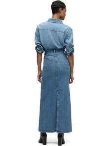 Hudson Falda Midi reconstruida Falda para Mujer - afuera - Ver 8