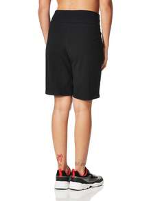 Danskin Bermudas Esenciales de Cintura Ancha Bermudas Mujer - Negro - - Ver 3