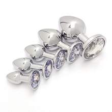 5 Size Anal Plug Beginner To Expert Butt Plug Stimulator Anal Anal Massage Dilatancy Toys G-Point Massage Sexual Wellness - one-size - View 5