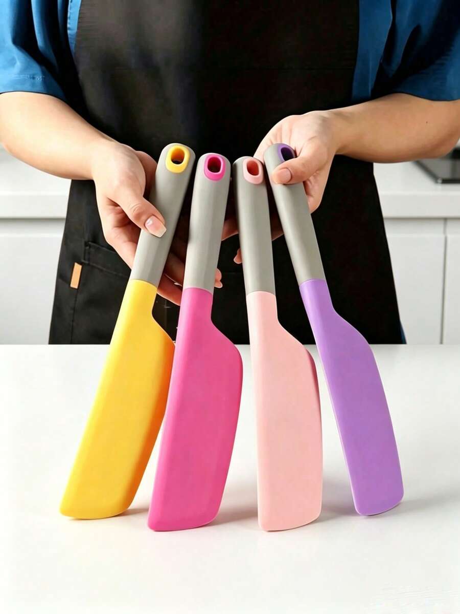 1 chiếc thìa vét bánh silicon cỡ lớn - Chịu nhiệt, chống dính, mềm mại, dụng cụ nhà bếp dùng để nấu ăn, nướng bánh, trộn và vét, thìa vét mứt silicon cỡ lớn, thìa vét kem bánh, dụng cụ làm bánh nhà bếp.
