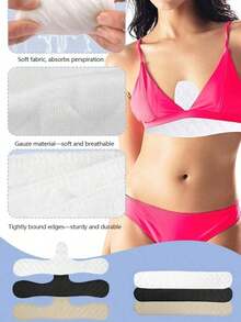 Sports Sweat-Absorbing Pad, Washable Bra Pad, Sweat-Absorbing And Reusable - Multicolor - View 8