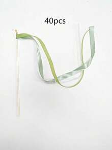10/20pcs Ribbon Wands With 3-Layer Lace Ribbon And Golden Bells, Party Wands, Party Favor Ribbon Sticks, Magic Fairy Wands, Suitable For Wedding Decoration (Green), Best Gift, Wedding Decor, Home Decor, Room Decor, Bridal Shower Birthday Graduation Decoration, Party Decor, Bachelorette Party Decor - Green - View 8