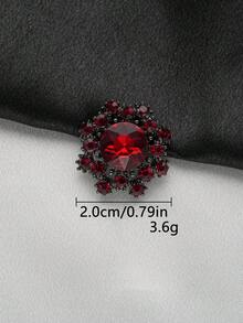 5pcs/Pack Multi-Color & Size Rhinestone Hollow Classical Metal Buttons For Coats & Jackets, DIY Decorative Buttons, Exquisite Craftsmanship, Handmade Sewing Supplies, Garment Accessories - Multicolor - View 30