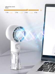 Portable Spray Small Fan - USB Charging Handheld Fan, 4-Speed Regulation+Spray Function, Suitable For Travel, Camping, Outdoor, Home, Office, Makeup, Commuting And Other, Scenarios Holiday Essential ,Fan For Summer,Fans Hand Fan,800mAh - Multicolor - View 7