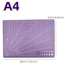 A3 A4 A5 尺寸單面印刷桌面多功能紫色切割墊，DIY 手作切割墊 - 紫色A3+A4+A5 - 查看 4