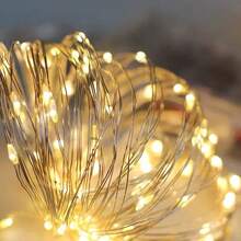 1pc, Optional 10/20/30/50/100/200 LED Beads, Length 1/2/3/5/10/20m, Plastic Material, Retractable, Fun Home Decor Light - 彩色 - 查看 3