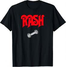 Camiseta unisex de manga corta, camiseta del concierto de Geddy Rash - Negro - Ver 1